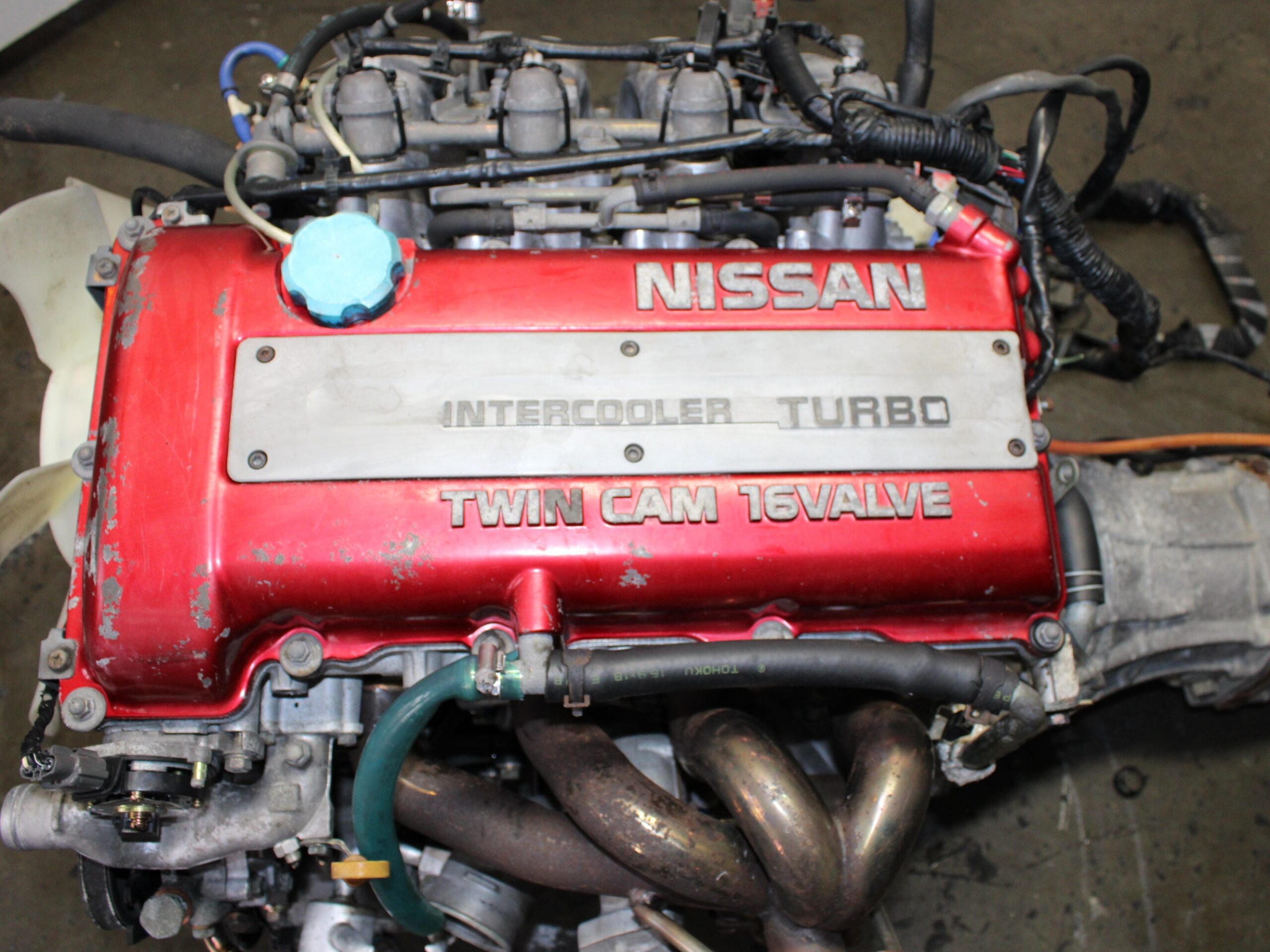 IMG_0121.jpg JDM 1990-1994 Nissan Silvia S13 Red Top Motor 5 speed SR20DET 2.0L 4 Cyl Engine