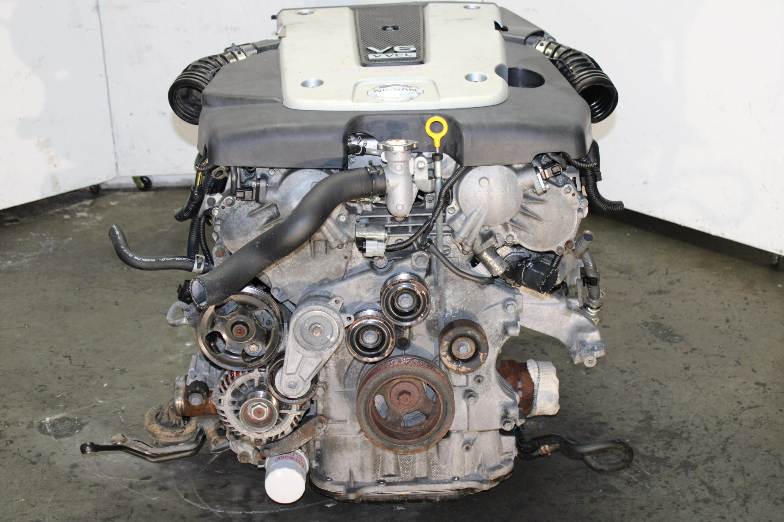 IMG_8501_a1f39c5a-e936-4f44-b623-2dd0538bb6b2.jpg JDM 2009-2013 Infiniti FX37 Motor VQ37VHR-AWD 3.7L 6 Cyl Engine